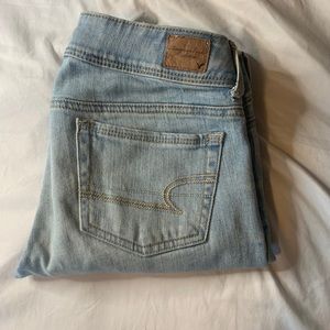 Distressed American Eagle Jeans